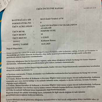 Lescon Krampon Kalitesizliği Ve İlgisiz Mağaza Deneyimi