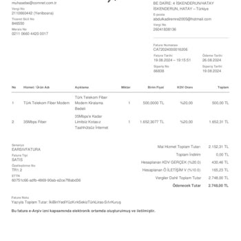 Ödeme Yapıldıktan Sonra Hizmetin Aniden Kesilmesi