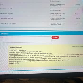 Valiz Hasarı Ve Müşteri Hizmetleri Sorunu