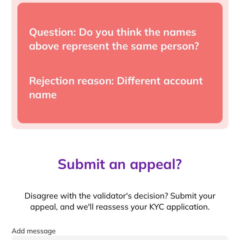 Soy İsim Değişikliği KYC Doğrulamasını Engelliyor