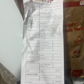 Eksik Malzemelerle Gelen Burger King Siparişi Hayal Kırıklığı Yarattı