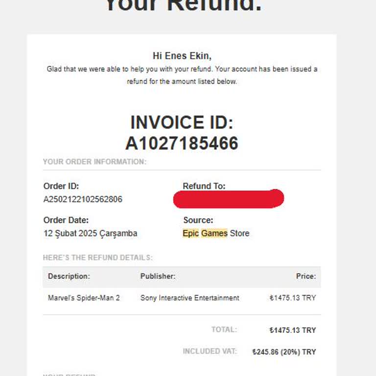 Epic Games Ve Akbank Arasında Sıkışan İade Süreci