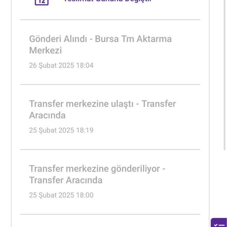 Kargo Takip Sürecinde Yanıltıcı Bilgiler