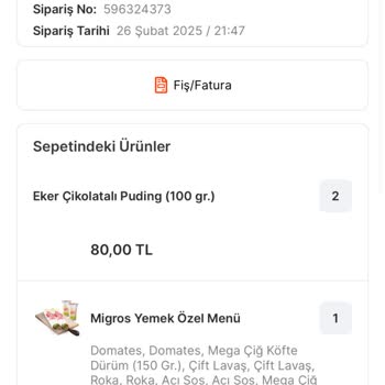 Migros'tan Çiğköfte Krizi: Teslimat Gecikti, Müşteri Hizmetleri Hayal Kırıklığı