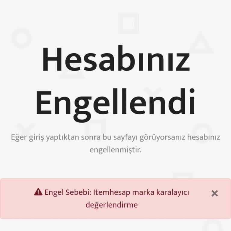 Hesap Banı Ve Yetersiz Destekle Mağduriyet
