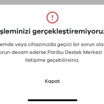 Papara Hesabında İşlem Yapamama Sorunu