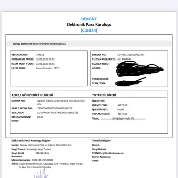 FAST İşlemi Sonrası Müşteri Hizmetleri Hayal Kırıklığı