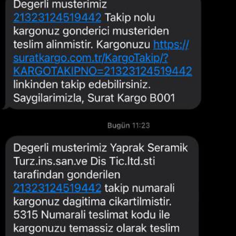 Sürat Kargo'nun Tutarsız Teslimat Politikası İşlerimizi Aksatıyor