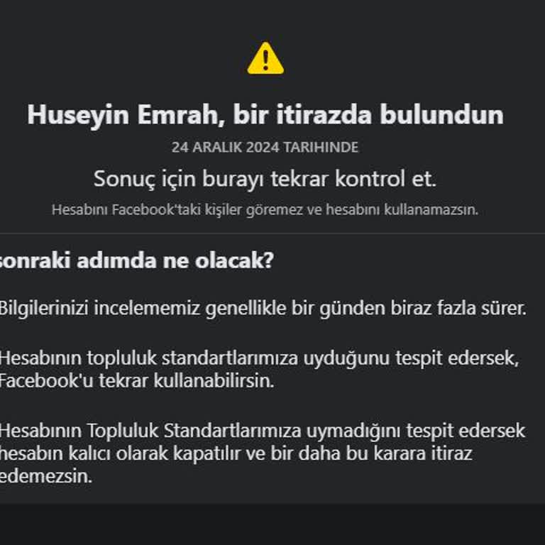 Facebook Hesabımın Kurtarılmasında Zorluk Yaşıyorum