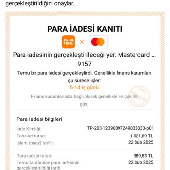 Temu'dan İptal Edilen Ürünlerin Para İadesi Neden Gelmiyor