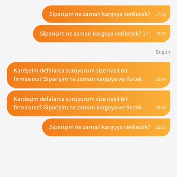 Trendyol'dan Sipariş Verdim, Cevap Yok!