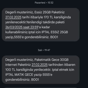 Türk Telekom'un İptal Edilen Paketleri Yenilemesi Sorunu