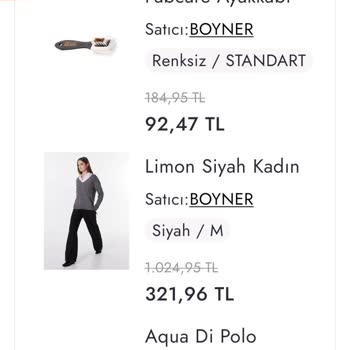Boyner'den Siparişlerim Teslim Edilmiyor Ve Yanıltıcı Ürün Bilgisi