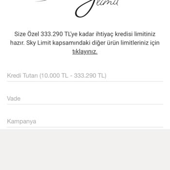 VakıfBank Sky Limit Sorunu: Kredi Çekemiyorum