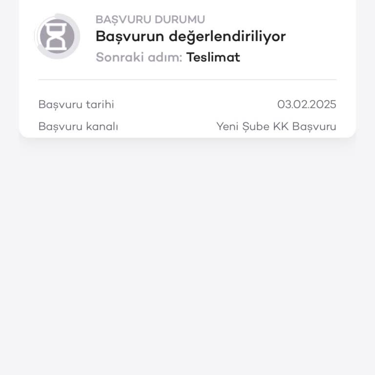 Kredi Kartı Başvurum 25 Gündür Sonuçlanmadı