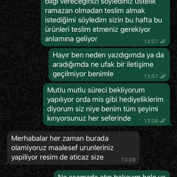 Instagram'dan Sipariş Verdiğim Süsler Gelmedi