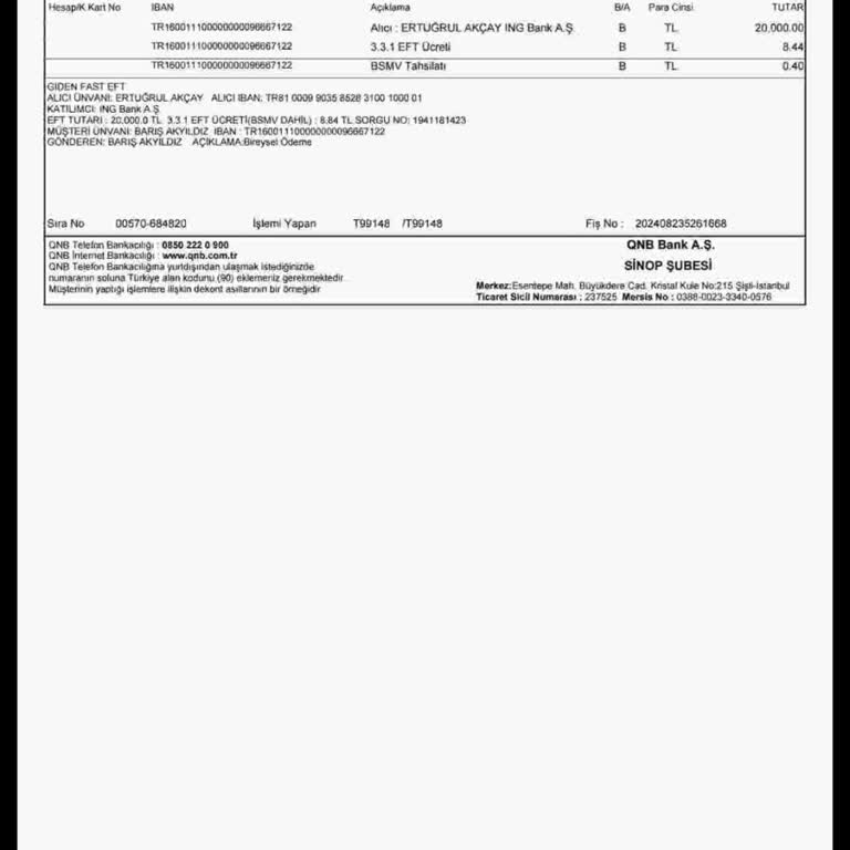 Yanlışlıkla Yatırılan Paranın İadesi Bekleniyor