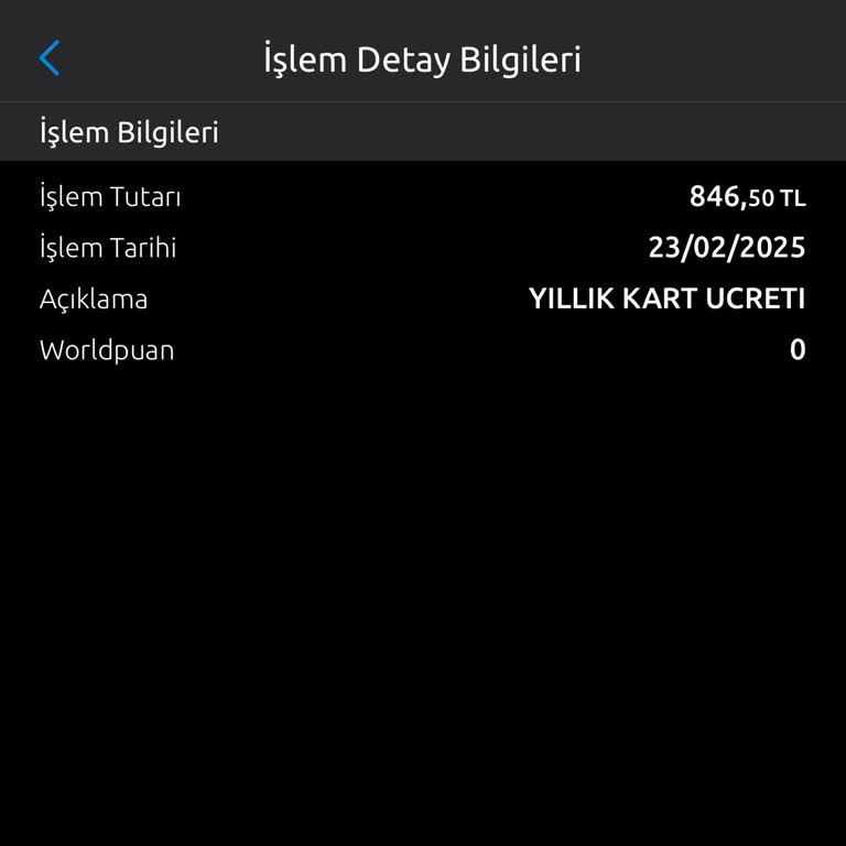 Yapı Kredi Bankası Yıllık Aidat Ücreti İadesi Talebi!