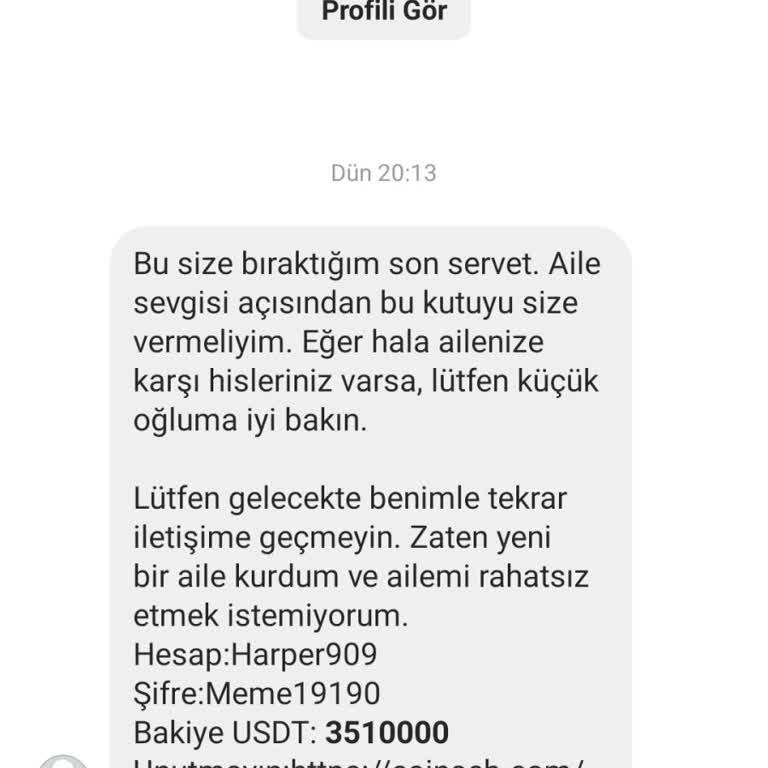 Yanlış Mesaj Ve Hesap Bilgileri Üzerinden Yaşanan Mağduriyet