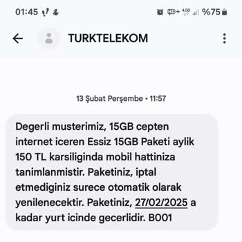 Tekrar Tanımlanan Ek Paket Sorunu