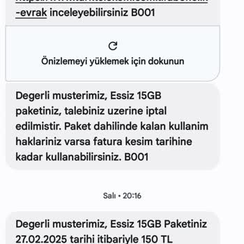 Tekrar Tanımlanan Ek Paket Sorunu