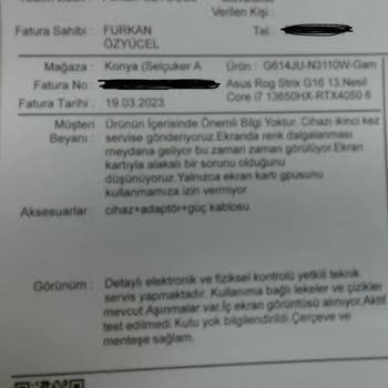 Servis Sonrası Ezilen Bilgisayar Ve İlgisiz Müşteri Hizmetleri