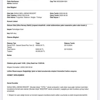 Sianji Otel'de İade Krizi: Paramı Geri Alamıyorum!