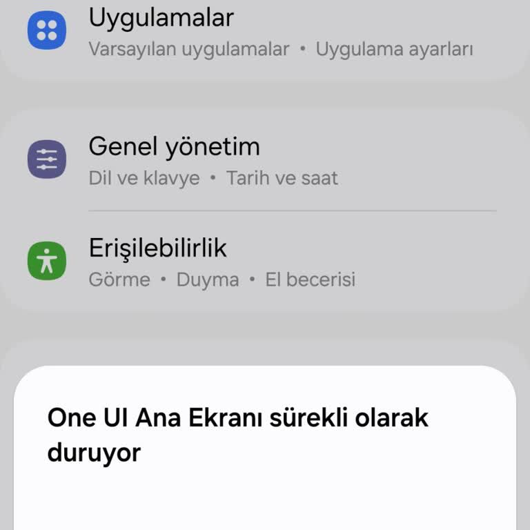 A34 Telefonumun Sürekli Hata Vermesi Can Sıkıyor