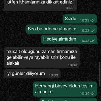 Onvo Yetkili Servisi İle İletişim Sorunu Ve Tehditkar Davranış