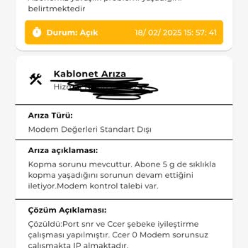 TÜRKSAT Kablo Net İle Çözülemeyen Modem Sorunu