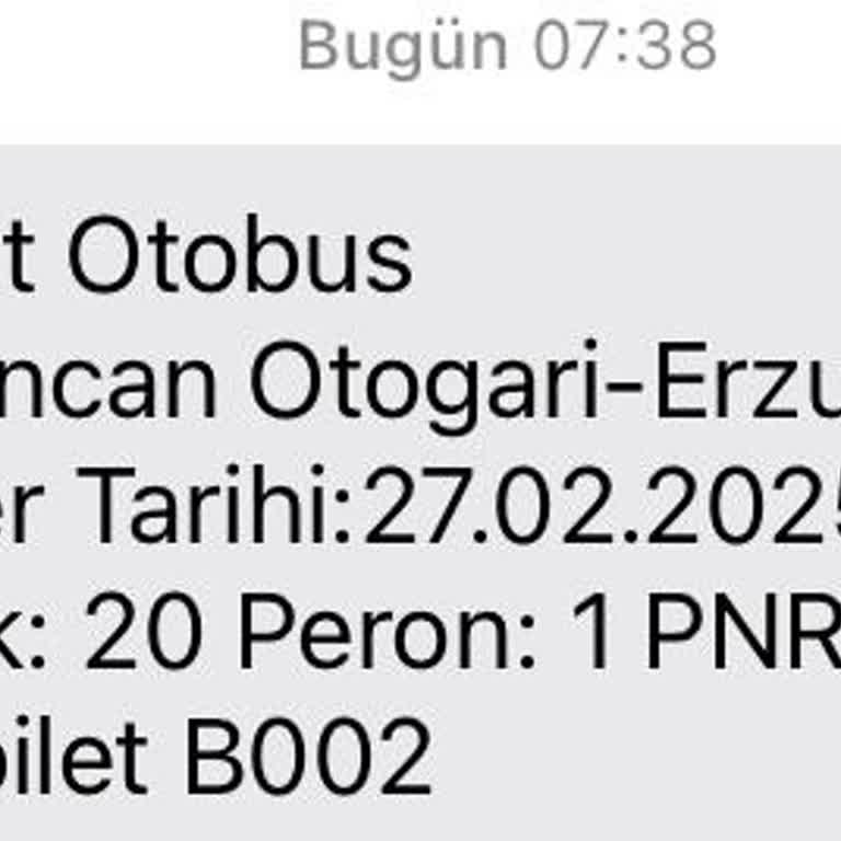 Geç Kalan Otobüs Mağduriyeti