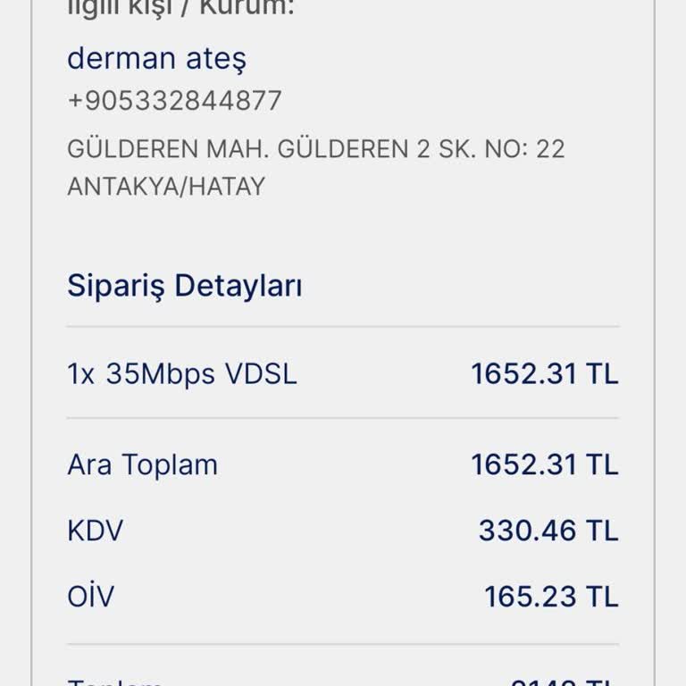 Comnet Hizmet İptali Ve İade Sorunu