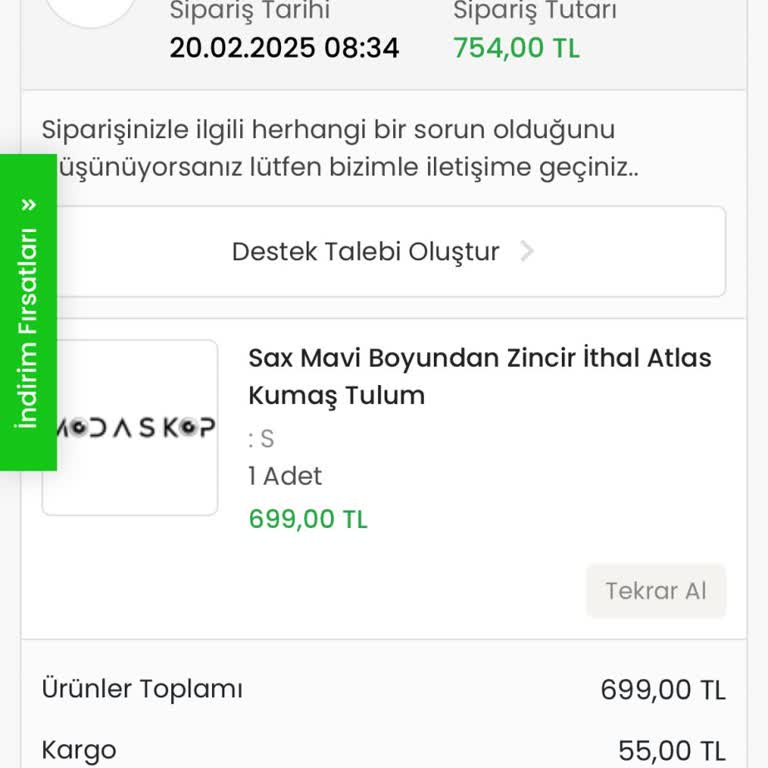 Sipariş Verdim Ama Ne Ürün Var Ne Cevap