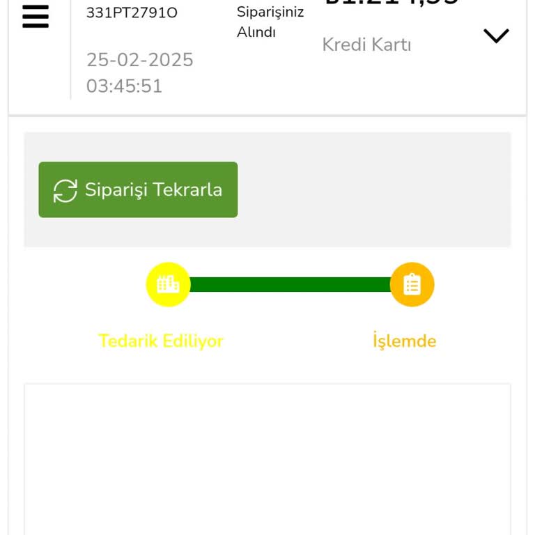 Çetinkaya Online Siparişlerinde Güven Sorunu