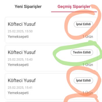 Yemeksepeti Çözülmeyen Sipariş Sorunu Ve İletişim Eksikliği!