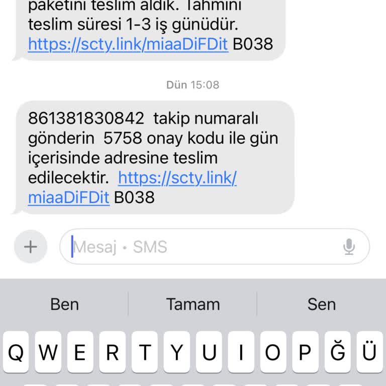 Yanıltıcı Teslimat Mesajı İle Boşa Çıkan Gün