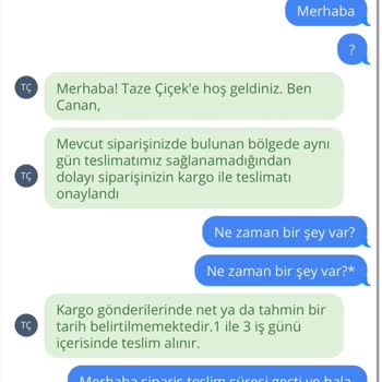 Teslim Edilmeyen Çiçekler, Yanıt Vermeyen Müşteri Hizmetleri
