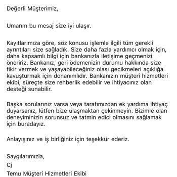 QNB Finansbank Kredi Kartı İadesinde Yaşanan Gecikme