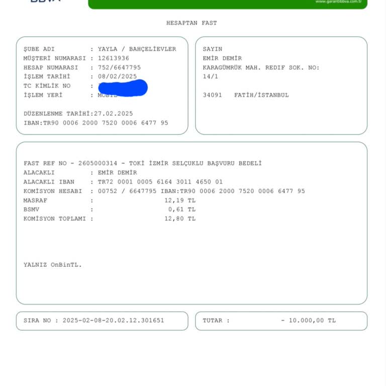 TOKİ Başvuru Bedelinin İadesi Sorunu