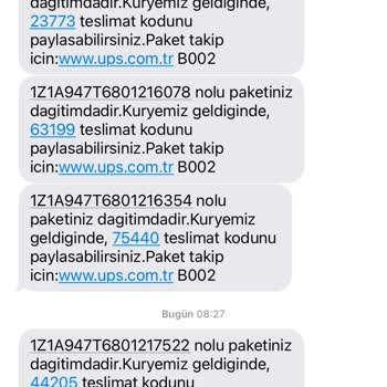 Hilti'den Gelen Yanıtsız SMS Bildirimleri