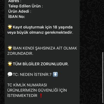 Evde Paketleme İşine Başvuru Sonrası Kişisel Bilgilerim İçin Güvenlik Endişesi