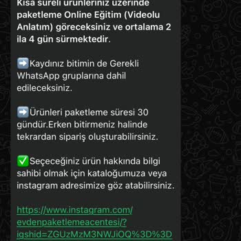Evde Paketleme İşine Başvuru Sonrası Kişisel Bilgilerim İçin Güvenlik Endişesi