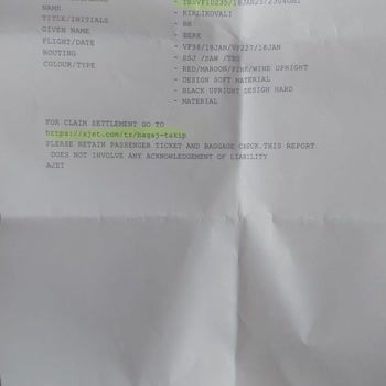 Hasarlı Valizle Tatil Kabusu