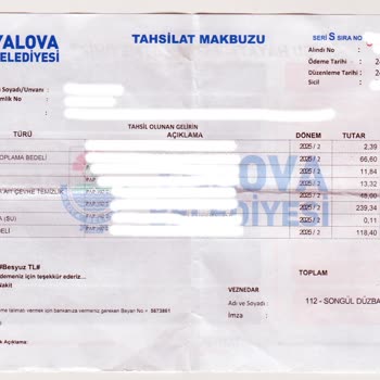 Yalova Belediyesi'nin Su Yükleme Ücretlerindeki Usulsüzlük