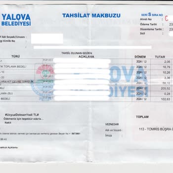 Yalova Belediyesi'nin Su Yükleme Ücretlerindeki Usulsüzlük