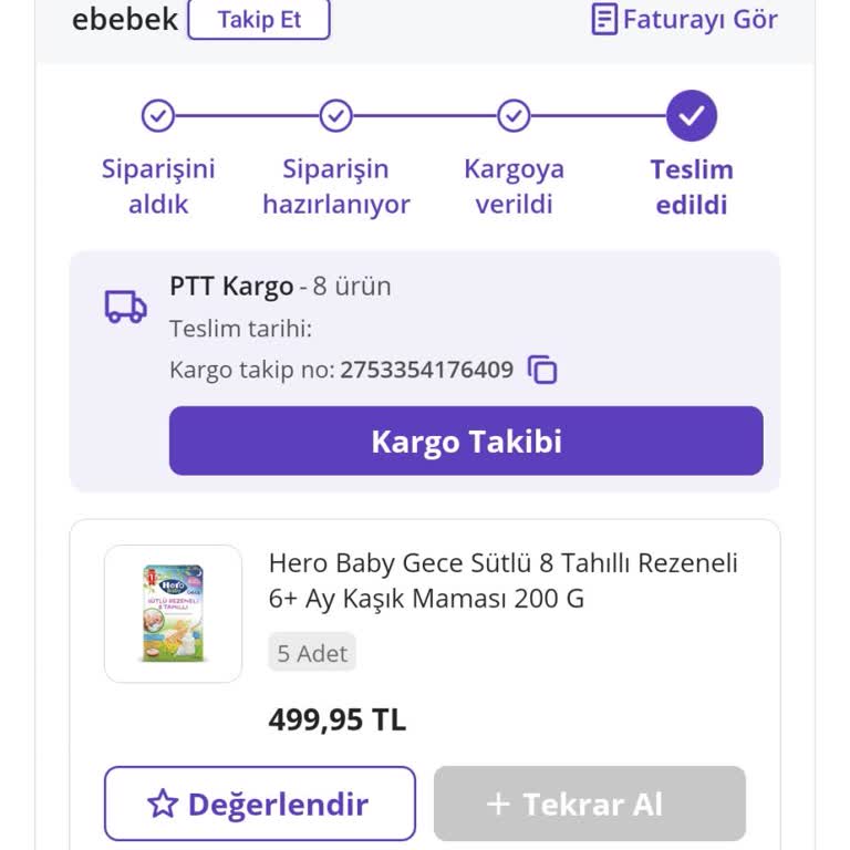 Yanlış Gönderilen Bebek Mamaları Ve İlgisiz Müşteri Hizmetleri