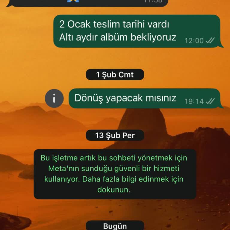 Albüm Teslimatındaki Gecikme Ve İlgisizlik