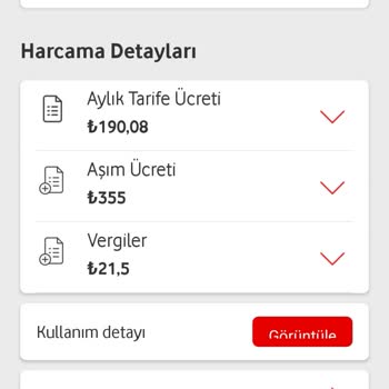 Yüksek Aşım Ücretleri Ve Fatura Şoku