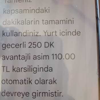 Yüksek Aşım Ücretleri Ve Fatura Şoku