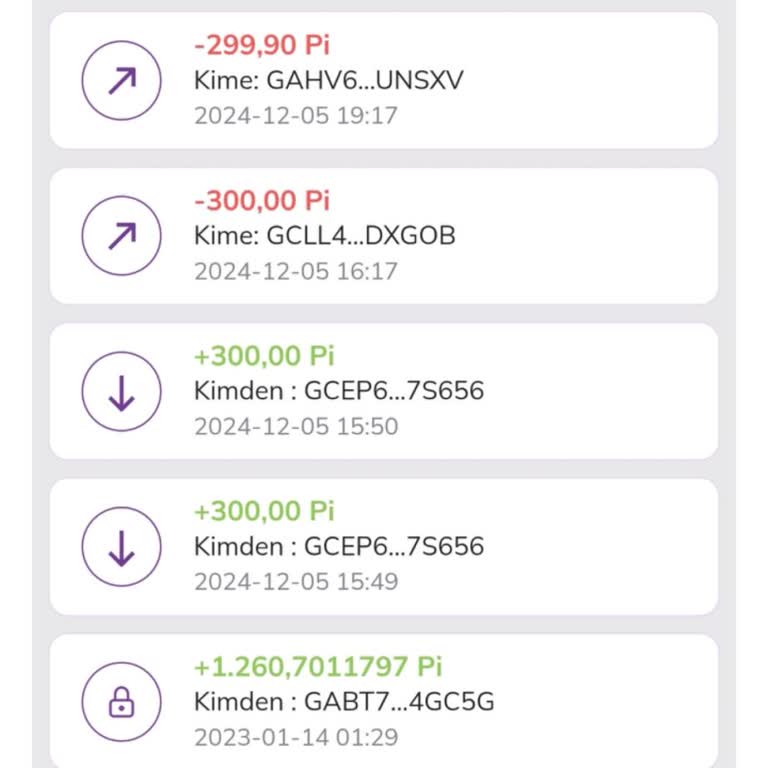 Cüzdanımdaki Beklenmedik Aktarım Ve Kayıplar